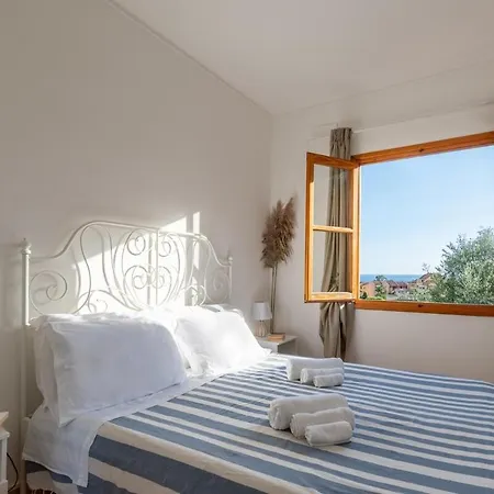 펜션 Sunhome Sea View And Direct Access 산레모